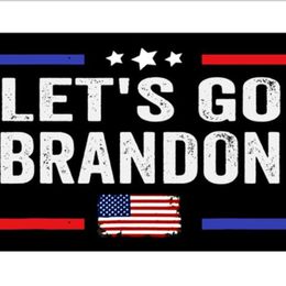Stock 3x5 ft Let's Go Brandon Flags Trump Flag 2024 President Election 90*150cm Support Customise Ship