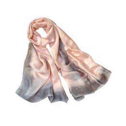 black silk head scarf