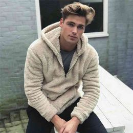 XXXL Bomber Cardigan Jacket Men Brand Winter Thick Warm Fleece Teddy Coat for Mens SportWear Tracksuit Male Fleece Hoodies 210728