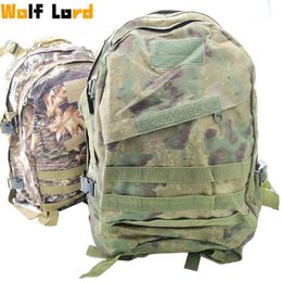 Outdoor Bags 3P Tactical Backpack Military Molle Army Bag Hiking Camping Rucksack Traveling Mountaineering Waterproof Men