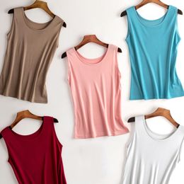 50% Pure Silk Tank top undershirt women sleeveless top shirt vest camisoles summer bottoming mujer 210308