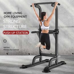 Adjusable Pull Up Bar Horizontal Bars Multifunction Sport Workout Station Power Tower Home Gym Fitness Equipment
