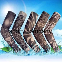 3 Pair Unisex Cooling Arm Sleeves Cover Cycling UV Sun Protection Outdoor Golf Sport Nylon Cool Arm Sleeves for Hide Tattoos