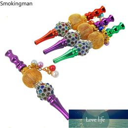 Bead chain pendant hookah tips with diamond Arabian hookah accessories tips hooka mouthpiece