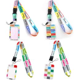 20pcs/lot J2531 Medical Accessorie Order of Blood Draw Doctor Nurse Lanyard Gift for Nursing Clinicals And Student Card Holder