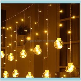 Festive Party Supplies & Gardenchristmas For Home Led Light String Tree Decorations Christmas Ornaments Navidad Year Decoration Xmas 201127