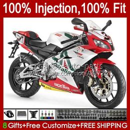 Injection Fairings For Aprilia RSV RS 125 RR 125RR RS4 RS125 06 07 08 09 10 11 34No.59 RSV-125 RS-125 RSV125 R 2006 2007 2008 2009 2010 2011 RSV125RR Green red 06-11 Body