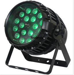 8 pieces LED dmx stage outdoor zoom par led water-proof par64 18x10w rgbw 4in1 led par light for outside