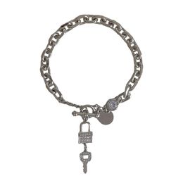 Link, Chain 2021 Trendy Lock And Key Bracelet Alloy On Hand Women Accessories Fashion Jewellery The Gift For Friends
