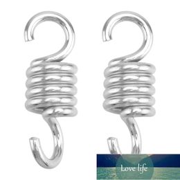 2pcs Hammock Chair Hanging Porch Swing Spring Heavy Duty Stainless Steel Hammock Swing Dual Swivel Hooks 6.7mm 7mm 8mm A50