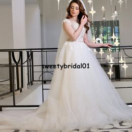 2021 A Line Lace Wedding Dress with Appliques Sweetheart Vestido De Noiva Princess Bride Gowns