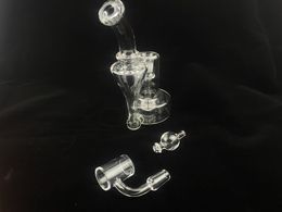 Hookahs,Newest Klein Tornado Percolator Glass Bong Recycler Water Pipes 14mm Female Joint Oil Dab Rigs Global delivery