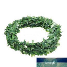 7.5M Artificial Green Leaf Plastic Garland Fake Vine for Wedding Car Decoration Home Decorating Supplies