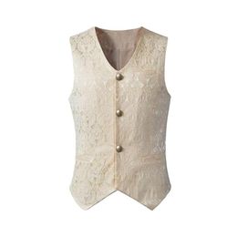 Alvivi Men's V-Neck Sleeveless Slim Fit Waistcoat Jacket Formal Business Suit Vest Button Down