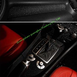 Car-Styling New Carbon Fiber Car Interior Center Console Color Change Molding Sticker Decals For Mercedes SLK R170 171 2004-20102822
