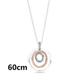 NEW 2021100% 925 Sterling Silver 389483C01 Necklace Fashion luxury And Charming Fit DIY Women Original Jewelry Gift