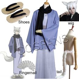 Anime Kamisama Hajimemashita Kamisama Kiss Tomoe Kimono Unisex Erwachsene Cosplay Kostüme Kamisama Love Full Set Uniform Perücke Schuhe Y0903