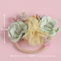 2021 Fashion Combination Flower Headband For Girls Newborn Elastic Hair bands Baby Head Bands Kids Fresh Style Cute Headwear Gifts