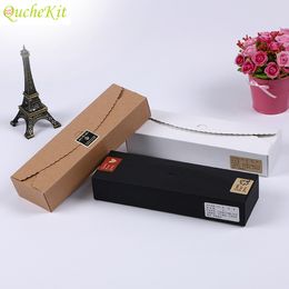 20Pcs/Lots Kraft Paper DIY Handmade Candy Chocolate Packing Boxes Wedding Cake Case Christmas Gift Wrapping