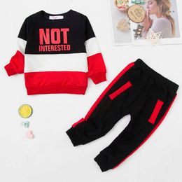 Lzh 2021 Leisure Sport Clothes for Newborns Baby Boys Girls Sets Fashion Stitching 2pcs Suit for Kids Costume 0-3y Baby Outfit G1023