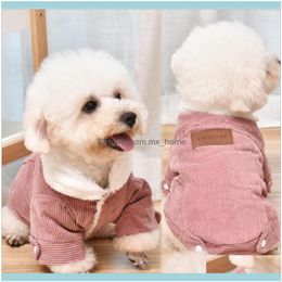 Apparel Supplies Home & Gardenwinter Thicken Clothes Small Soft Fleece Pet Coat Chihuahua Bulldog Puppy Warm Jacket For Cat Dog Clothing 201