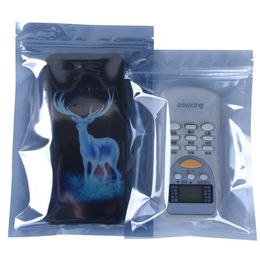 Translucent Anti-static Flat Bottom Packing Electronics Bags Static-Free Zip Lock Packaging Electronic Component Storage Bag Resealable