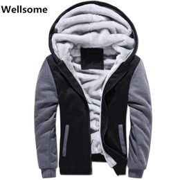 Winter Thicken Hoodie mens tracksuit Men Hoodies Winter Thick Warm Fleece Men Hoodies Coat Sportwear Male Streetwear Sweatshirts 201103