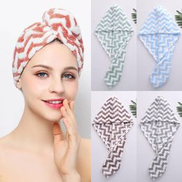 Towel Thick Super Absorbent Dry Hair Cap Soft Comfortable Coral Fleece Headband Bathroom Supplies Convenient Durable