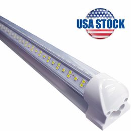 T8 LED Shops Lights Lights Integrated Leds Tube Light Lights File Led Stock en USA 144W Treiling Shop Lighting