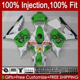 OEM Bodywork For HONDA Injection CBR-1000 CBR 1000RR 1000 CC RR 2006-2007 Body 59No.151 CBR1000 RR CBR1000RR 06 07 CBR1000-RR 1000CC 2006 2007 Fairing Kit White green