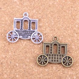 32pcs Antique Silver Plated Bronze Plated medieval car Charms Pendant DIY Necklace Bracelet Bangle Findings 30*27mm