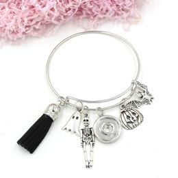 Wholesale Nightmare Before Christmas Bracelets For Women Expandable Wire Bangle Gifts