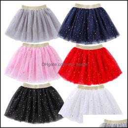 Skirts & Skorts Baby Kids Clothing Baby, Maternity Girls Net Yarn Mesh Gauze Children Star Glitter Sequin Lace Ballet Puffy Skirt Summer Fas