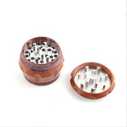 Wood Tobacco Grinder wooden spice herb hand grinder crusher 40 50 63mm 4 parts for smoking accessories tobaccos grinders f