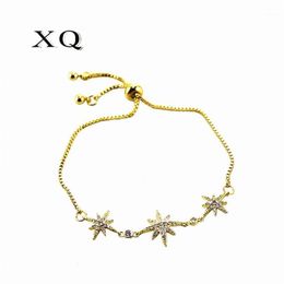 Fashion Woman Bracelet Sun Moon Color Heart White Imitation Pearl Star Jewelry For Girls Birthday Gift Party Accessories Bangle