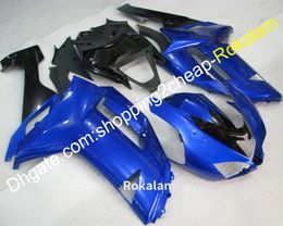 Blue Black Custom Fairing For Kawasaki ZX 6R 07 08 ZX-6R 636 ZX636 ZX6R 2007 2008 Motorbike Fit (Injection molding)