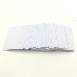 заготовки карты pvc Скидка Printable Blank Sublimation PVC-карта пластиковая белая идентификационная визитная карточка для продвижения подарочных именных карточек партии номер номер rrd13320