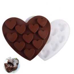Baking Moulds Love Silicone Chocolate Mold Ice Cube Tray Baking Mould Biscuits Cake Doughnut Molds Kitchen Baking Tools