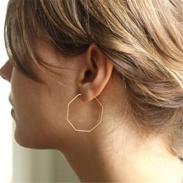 Handmade Hoop Earrings Jewellery Charm Hammered Gold Filled/925 Silver Brincos Pendientes