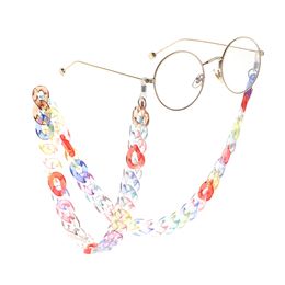 70cm Women Chic Glasses Acrylic Chains Cord Fashion Eyewear Multi-COLOR Lanyard Strap Necklace Reading Eyeglass Accessories