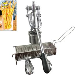 Footlong 30cm French Fries Maker Stainless Steel Potato Chips Making Machine Manual French Fries Cutters Super Long French fries