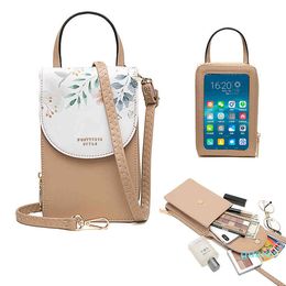 Touchscreen Mobile Phone Female Task Mode Printing Soft Learn Women Messenger Purse Casual Ladies Single Shoulder Bag