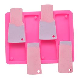DIY Tumbler Silicone Molds Tumbler Resin Silicone Molds Water Glass key chain mold Crafts Tools Moulds for Plaster WLL37