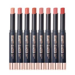 Beautiful Glazed lipstick lip gloss non-stick cup 8 Colour options