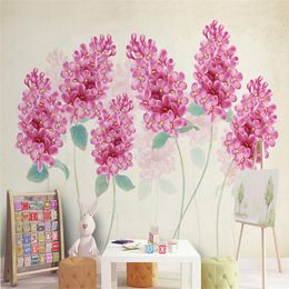 Wallpapers 3D Custom Po Hand-painted Flowers Wallpaper Modern Watercolour Florals Plants Walls Murals Living Room Home Decor