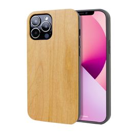 Wholesale Hotest Blank Wooden Mobile Phone Bags & Cases For iPhone 12 Mini 11 Pro Max 7 8 Plus Back Cover Shell