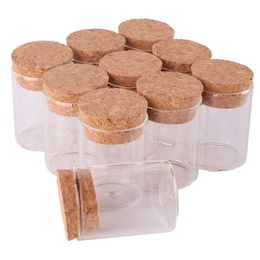 24pcs 15ml size 30*40mm Test Tube with Cork Stopper Spice Bottles Container Jars Vials DIY Craft