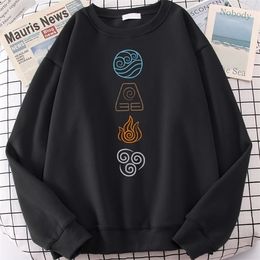 2021 novo homem hoodies avatar o último airbender imprimir moda moletom outono primavera solta casual pulôver homme streetwear y0809