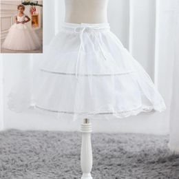 Skirts White Tulle Skirt Baby Girls Tutu Petticoats Kids Underskirt Children Wedding Accessories Girl Petticoat Crinoline