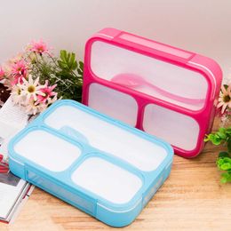 1000ml partition leak-proof meal prep microwave lunch box BPA free food container adult ladies and children diet safe lunch box 210925